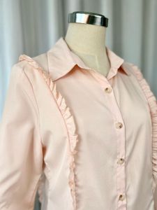 🚀🚀24Hrs EOS SALE🚀🚀Pink Ruffle Blouse