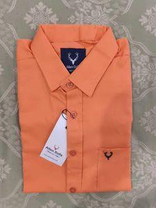 💯OG Branded Allen Solly Men's Orange Shirt