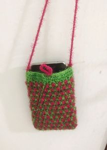 Woolen Mobile Sling Bag