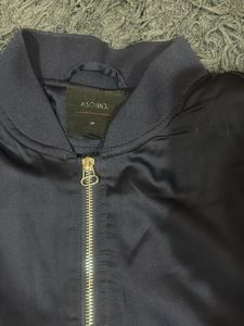 Stylish Navy Bomber Jacket