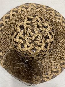 Brown Color Hat/cap With Beautiful Detailings