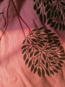 Comfortable Pink Nightdress with Print