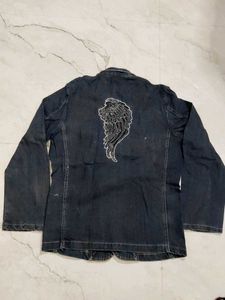 Men's Denim Blazer Jacket