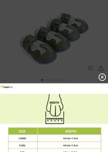 Waterproof With Reflective Straps Shoes For Dog