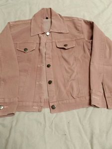Pink Denim Jacket