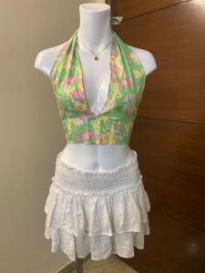 Floral Halter Top 🎀