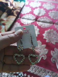 Sparkling Orange Fashion Earrings