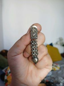Brass Designer Peacock Earring