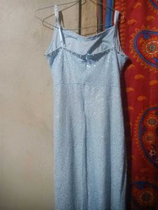 Sparkling Baby Blue Evening Dress