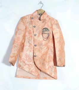 Light Orange Ethnic Wear Boys (Boys)