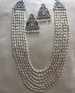 New Arrivals ❤️ Beautiful Pearl Long Neckpeice With Earrings 👌👌👌 TOTALLY NEW ❤️ 💯