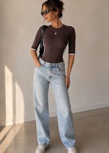 ZARA Brown T-shirt Bodysuit