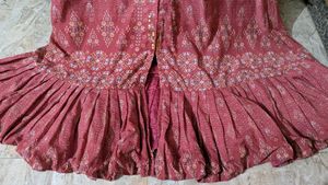 Elegant Rose Pink Flared Gown💗 ✨
