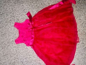 Girl's Red Party Dress