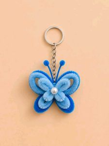 Cute Handmade pipe cleaner Keychain Charms