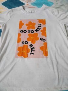 Floral Tokyo talkies t shirt