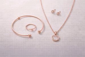 Rose Gold Jewelry Set