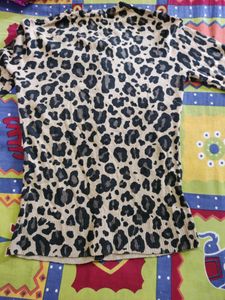 ANIMAL PRINT CARDIGAN