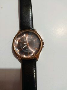 Classic Rose Gold Tone Watch