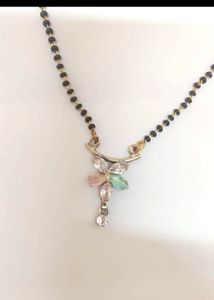 Elegant Mangalsutra with Gemstone Pendant