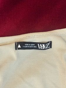 Cream Basic T-Shirt