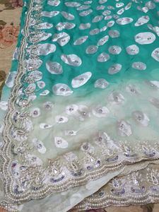 Pistachio Coloured SAREE