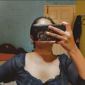 See through black Top - not used