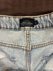 Light Wash Denim Shorts