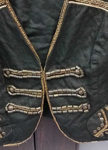 Embellished Black Vest - XL Size