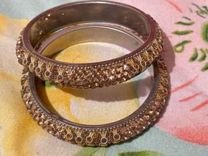 Elegant Set of Embellished Bangles