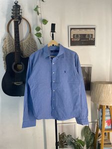 Ralph Lauren Blue Checkered Shirt