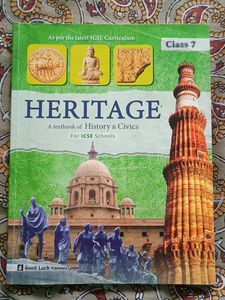 Heritage: Textbook of History & Civics Class 7