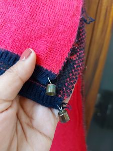 Kashmiri Highly Warm Woolen Blue Pink STOLE