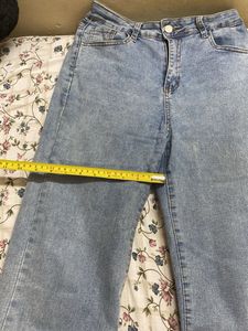 Light Wash Wide Leg Jeans