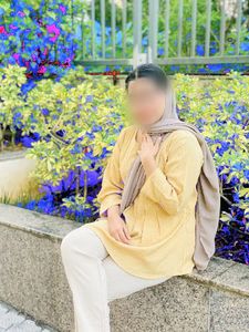 Stylish Yellow Kurta with Scarf