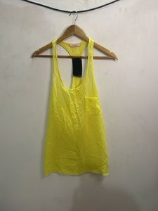 Bright Yellow Racerback Tank Top