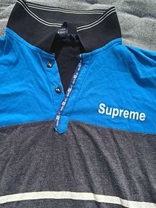 Supreme Color Block Polo Shirt