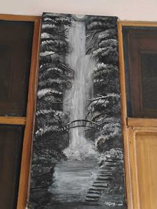 Waterfall Painting(oil painting)