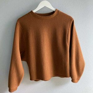 SHEIN Brown Corduroy Sweater / Pullover