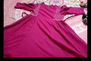 Magenta Ethnic Dress
