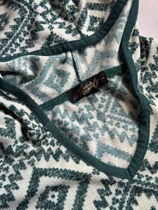 Hooded Geometric Print hoodie