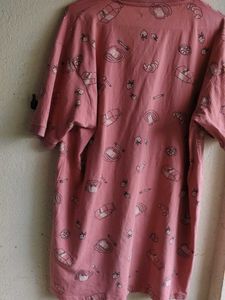 Men's Pink Graphic Polo Shirt