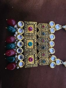 Beautiful kundan Golden Oxidised premium jewellery