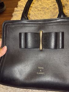 Paris &amp; Classic Black Satchel