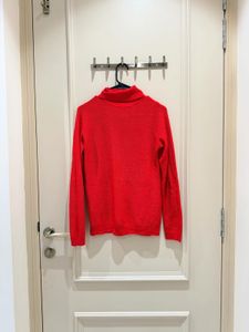 Cozy Red Turtleneck Sweater