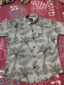 Men's Palm Tree Print Shirt