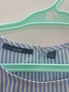 Striped Cold Shoulder Top