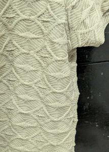 Textured Collared Cropped Shirt