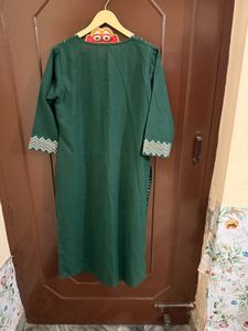 Bottle Green Kurti