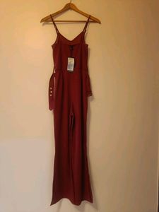 Elegant Maroon Jumpsuit